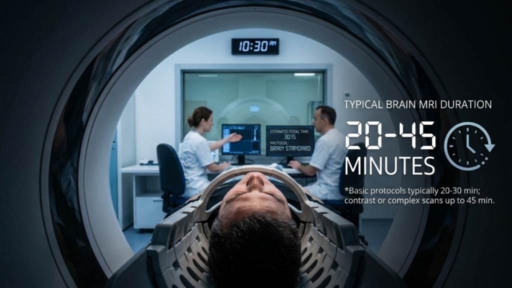 How Long Does a MRI on the Brain Take