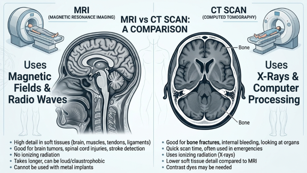 MRI vs CT Scan